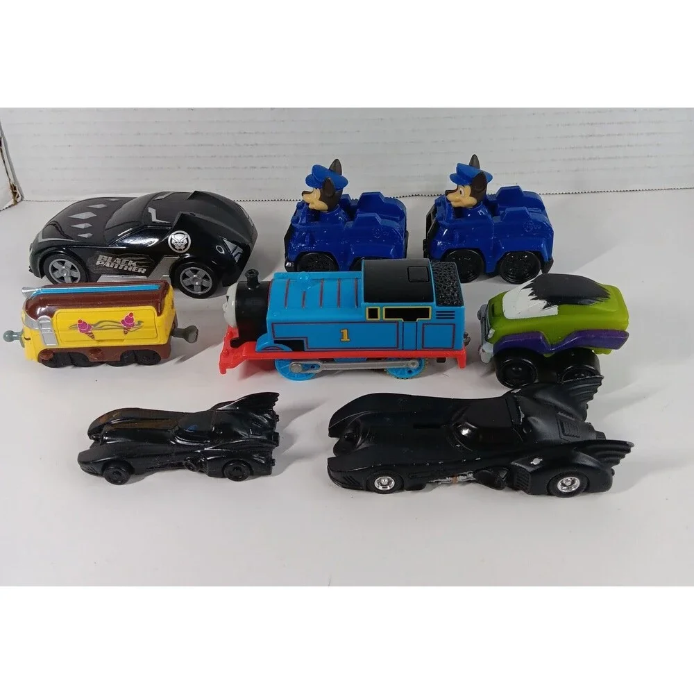 Character Hero Toy Car Lot Diecast Batmobile Chase Paw Patrol Black Panther Hulk